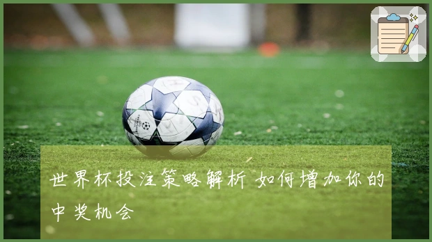 世界杯投注策略解析 如何增加你的中奖机会