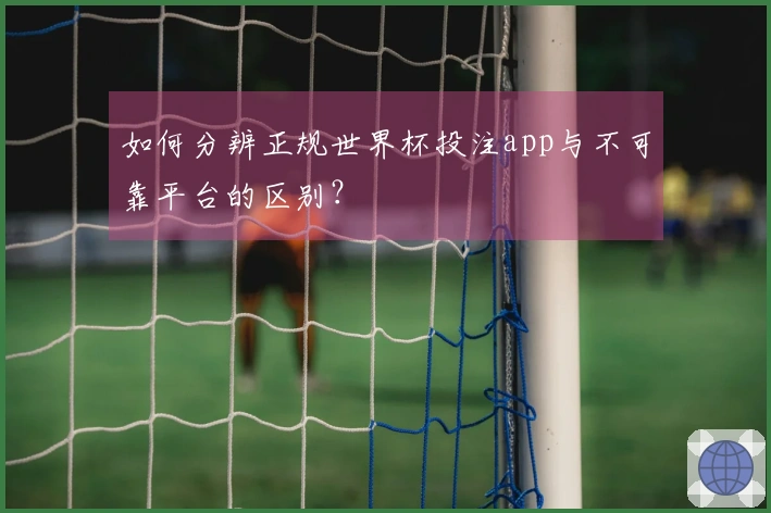 如何分辨正规世界杯投注app与不可靠平台的区别？